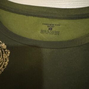 Plus size top cotton and spandex